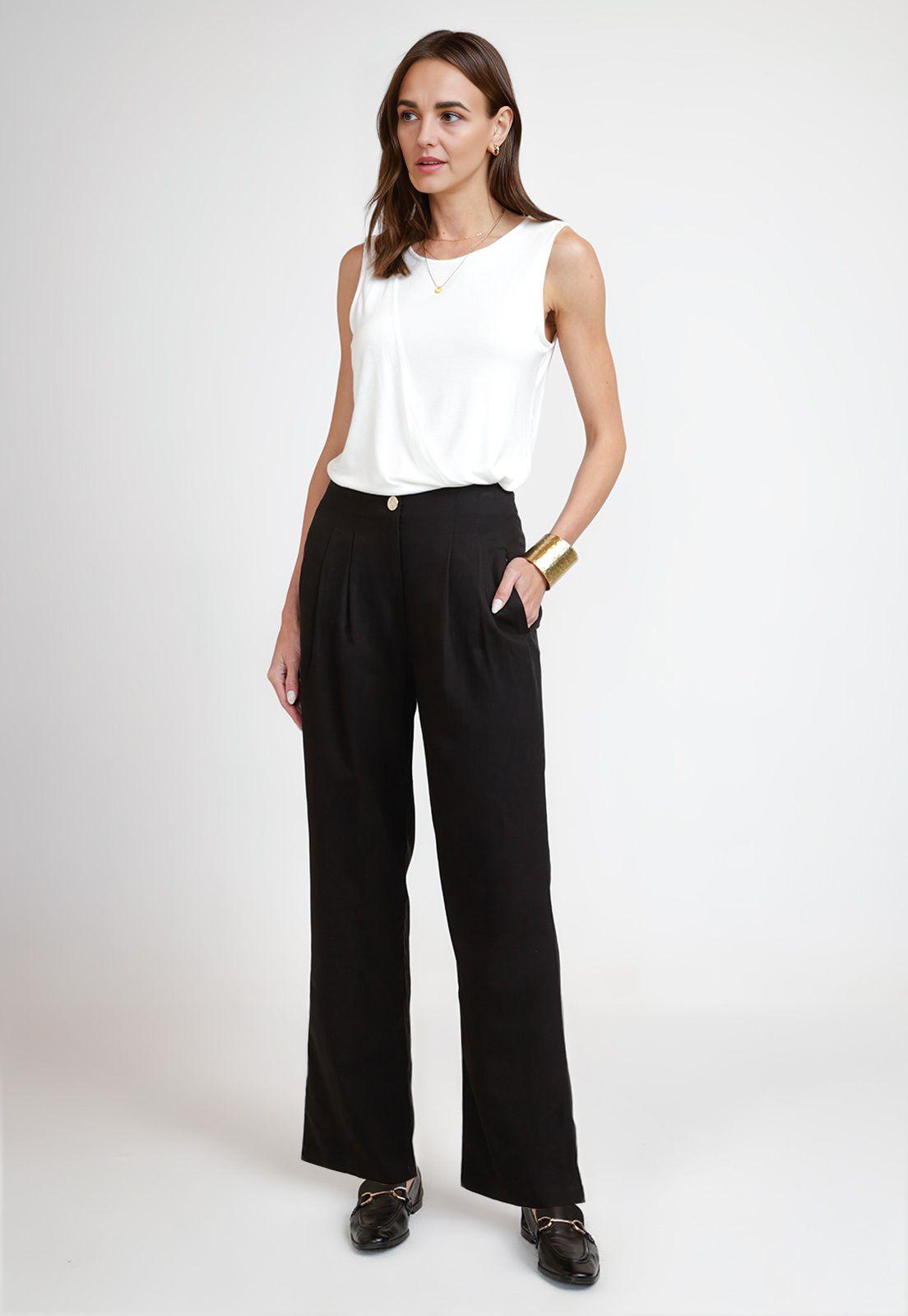 Pantalón de Mujer Modelo Aida Pant Color Negro-3