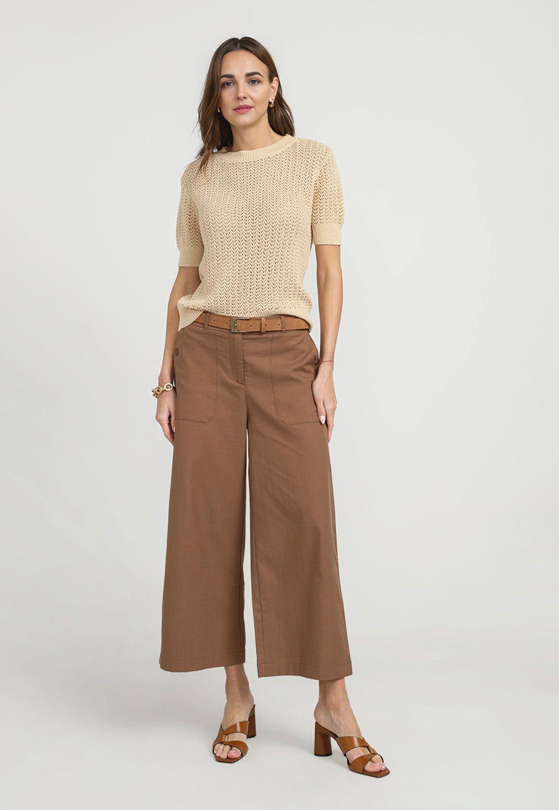 Pantalón Mujer Córdoba Camel-3