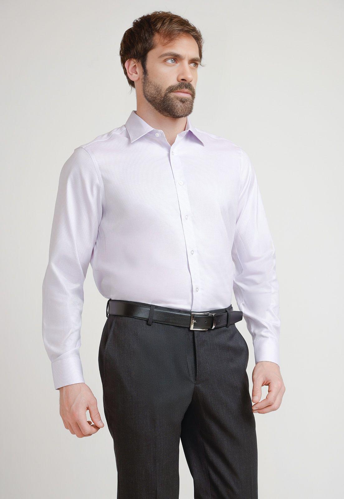 Camisa Hombre Formal Travel Lila-0
