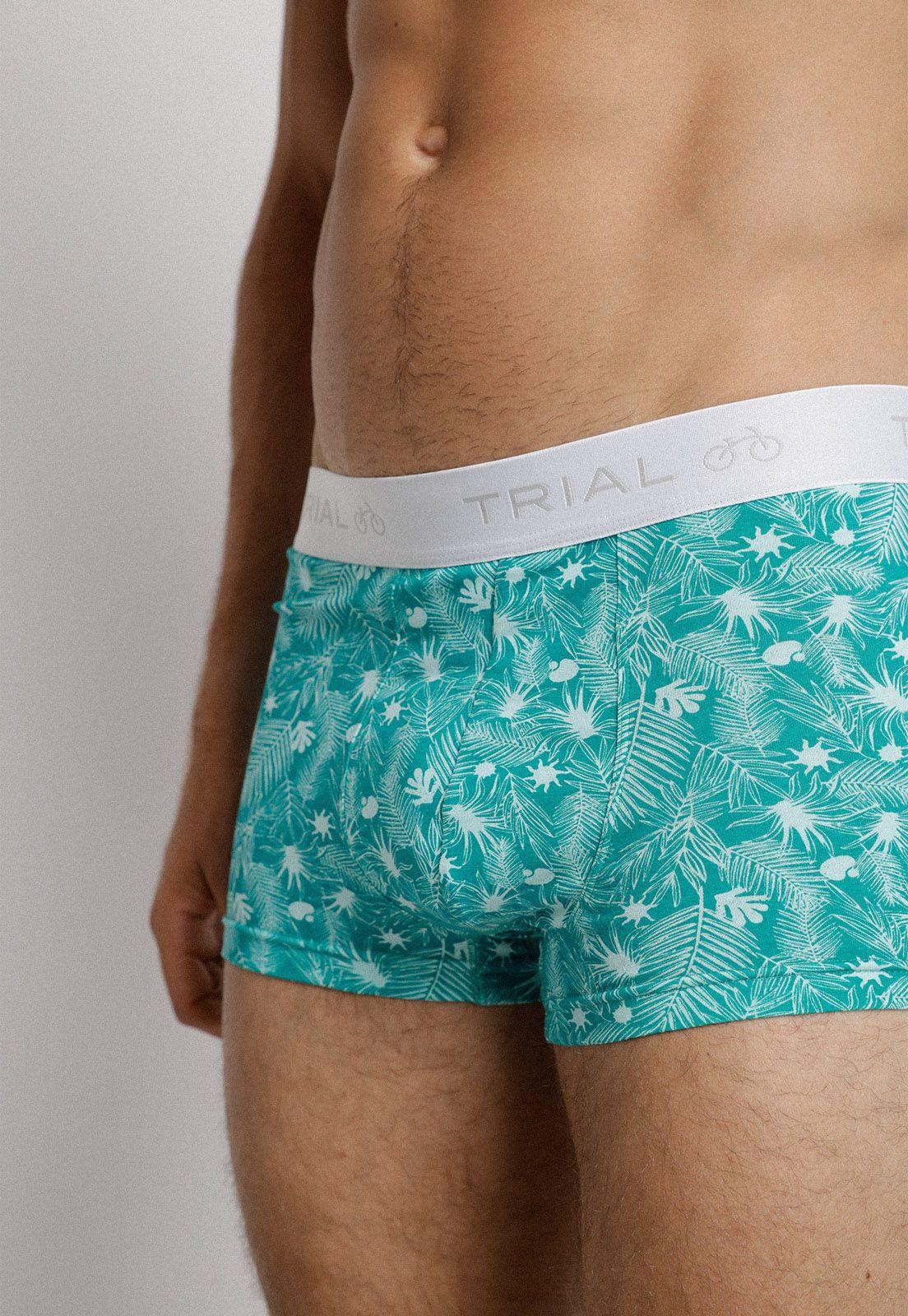 Boxer hombre Casual Metropoli Algodón Verde-2