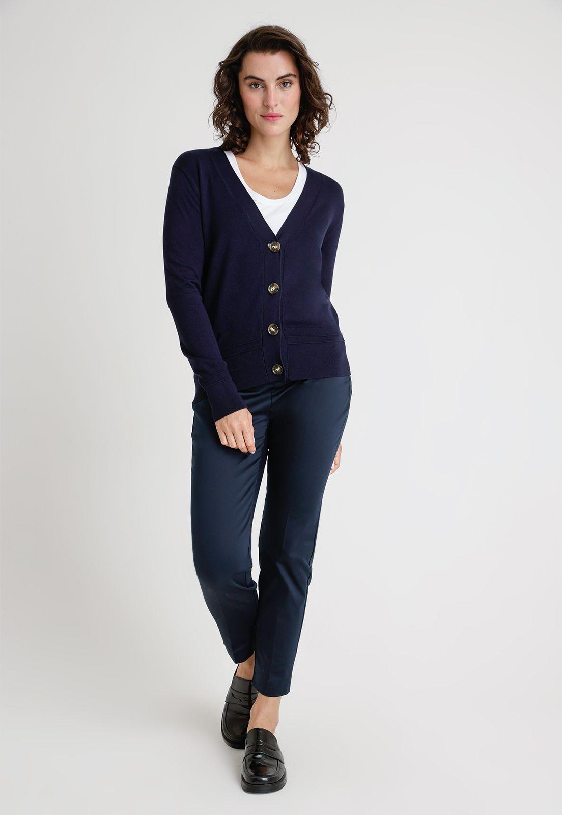 Tejido De Mujer Modelo Astra Color Marino-3