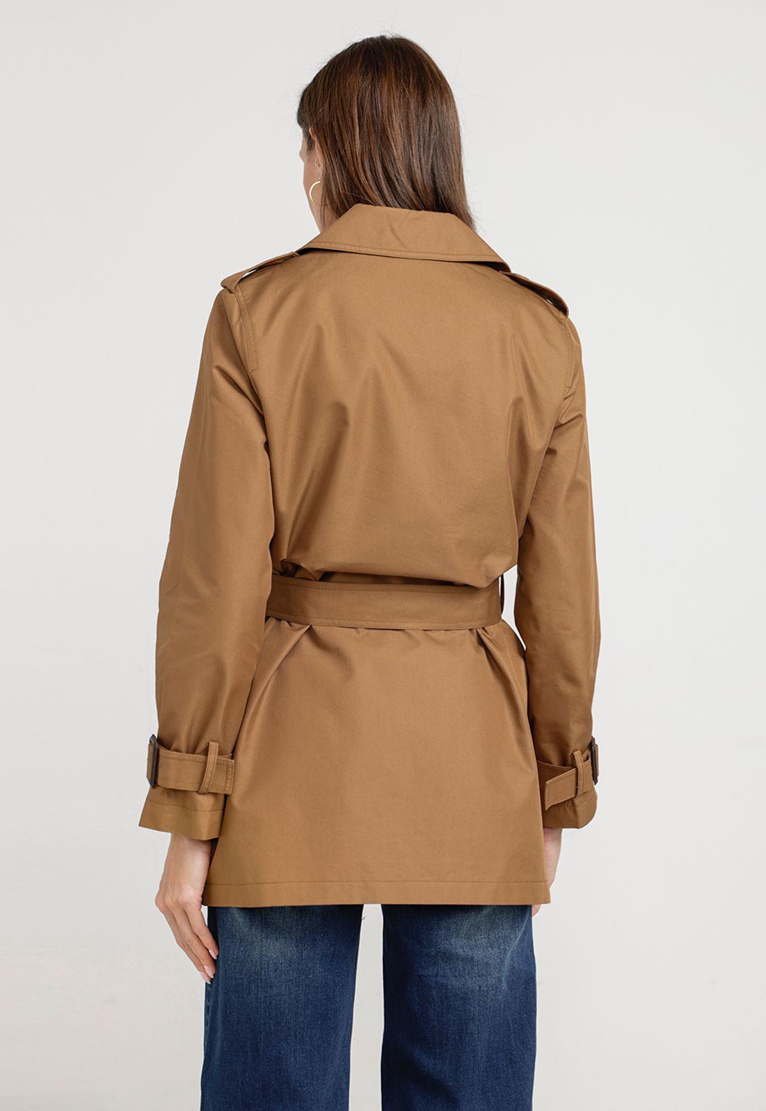 Trench Mujer Francia Camel-1