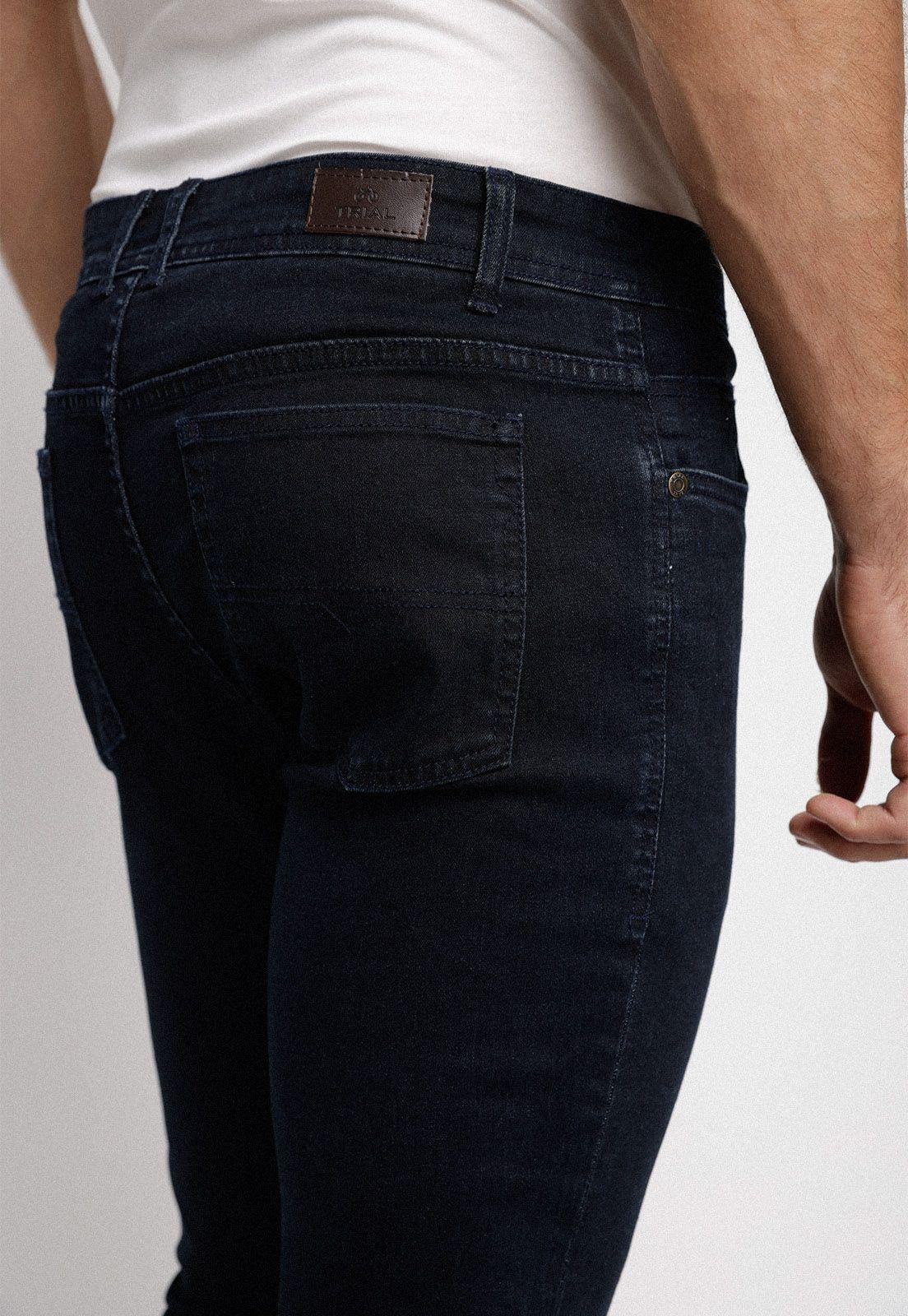 Jeans hombre Slim Fit Nebula Algodón Azul marino-2