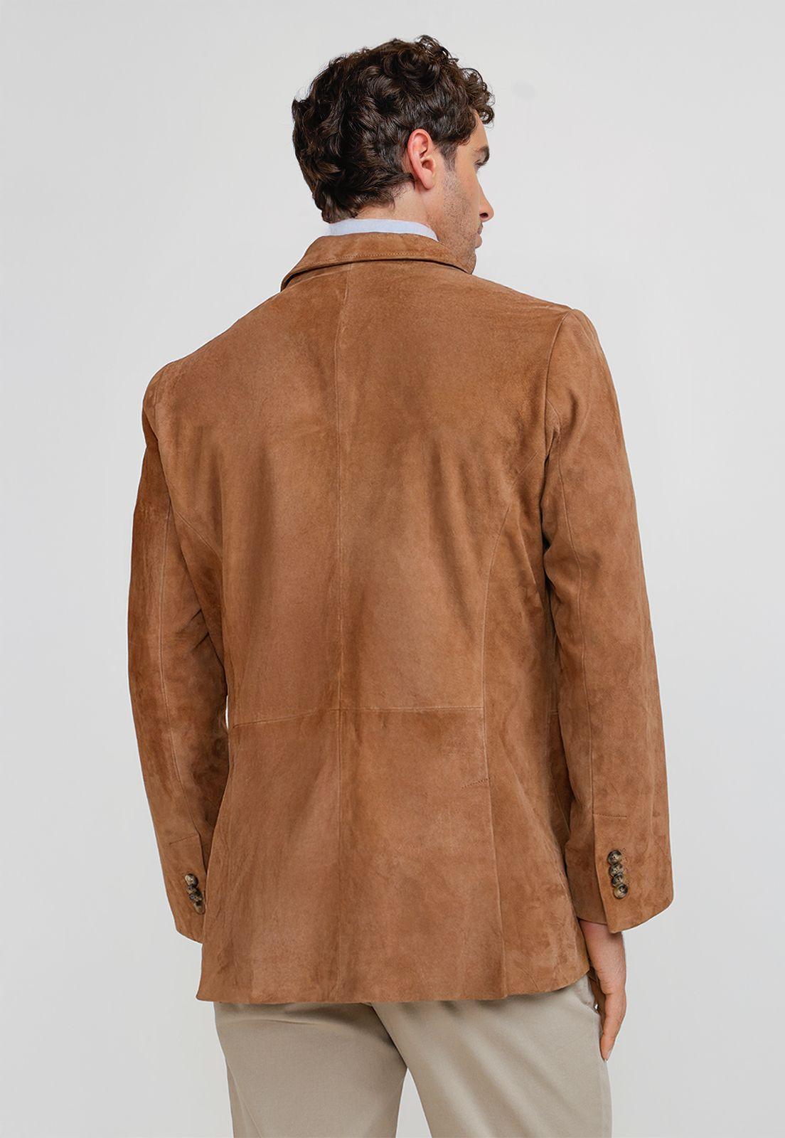 Chaqueta Gamuza Arlo Camel-1