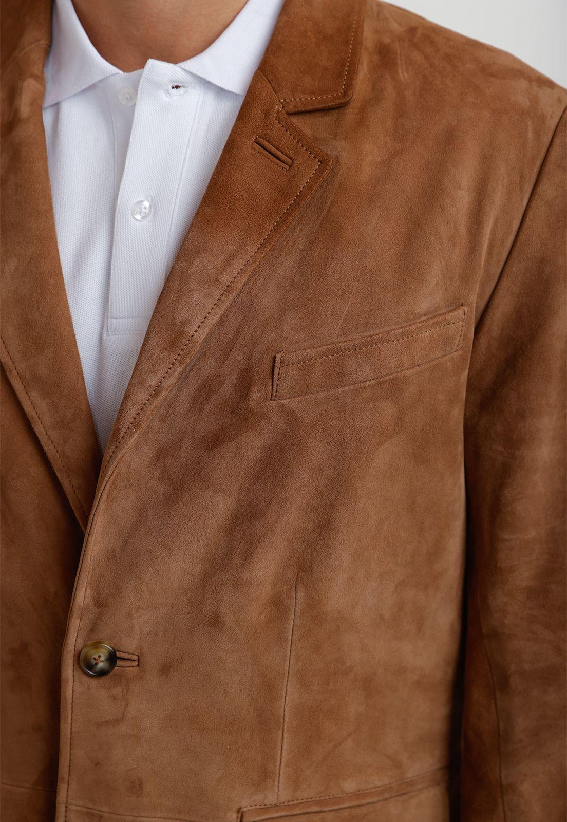 Chaqueta Gamuza Arlo Camel-2