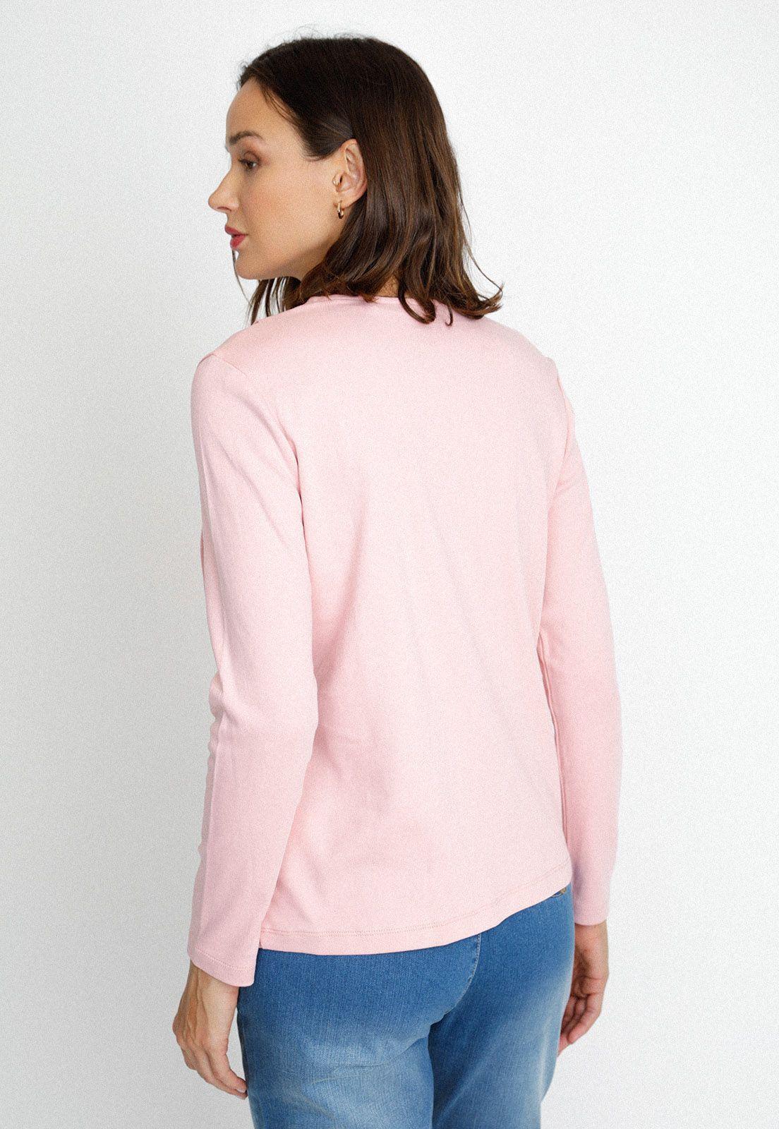 Polera Cecil Algodón Peruano - Rosado-1