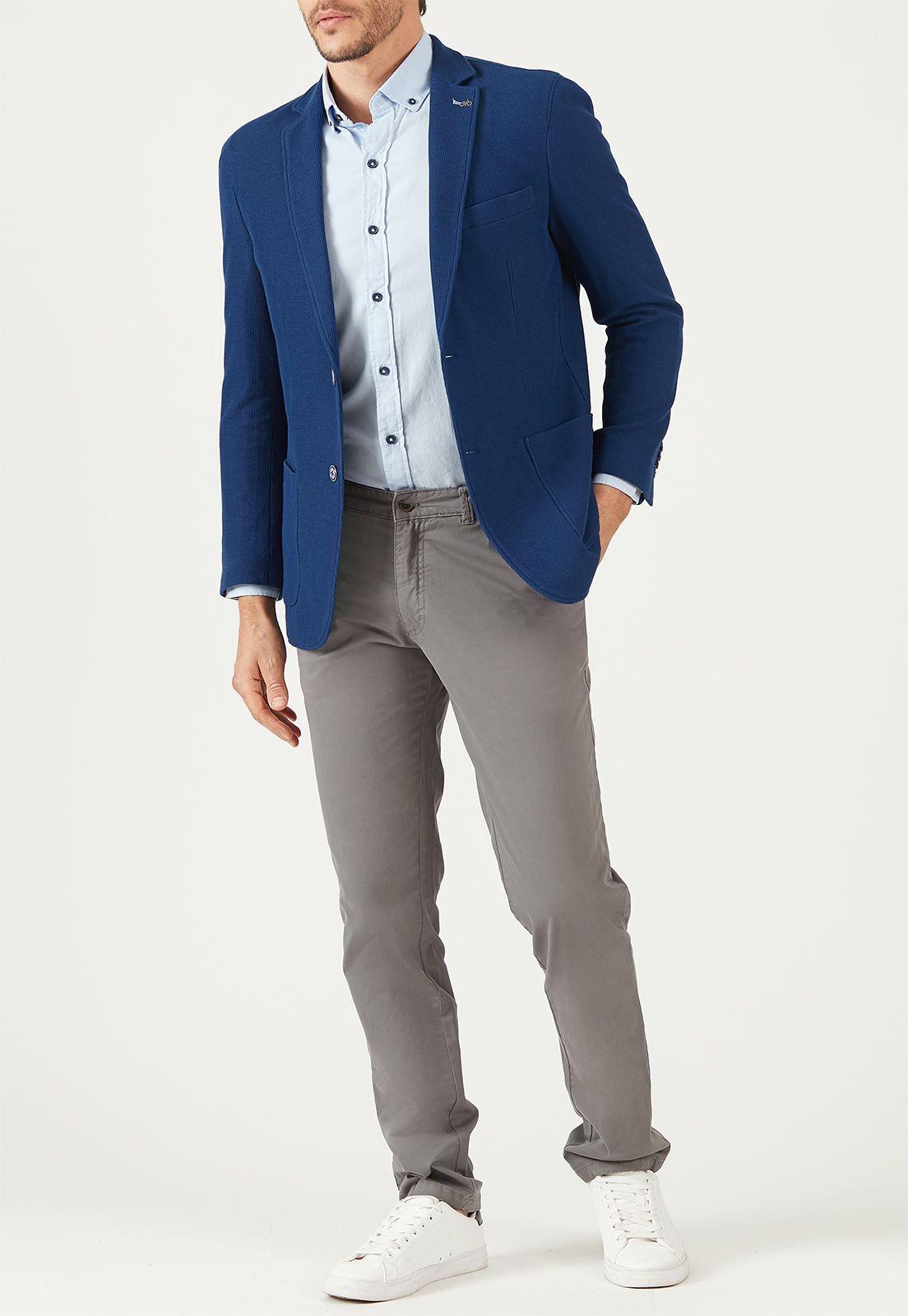 Chaqueta casual basic knit-3