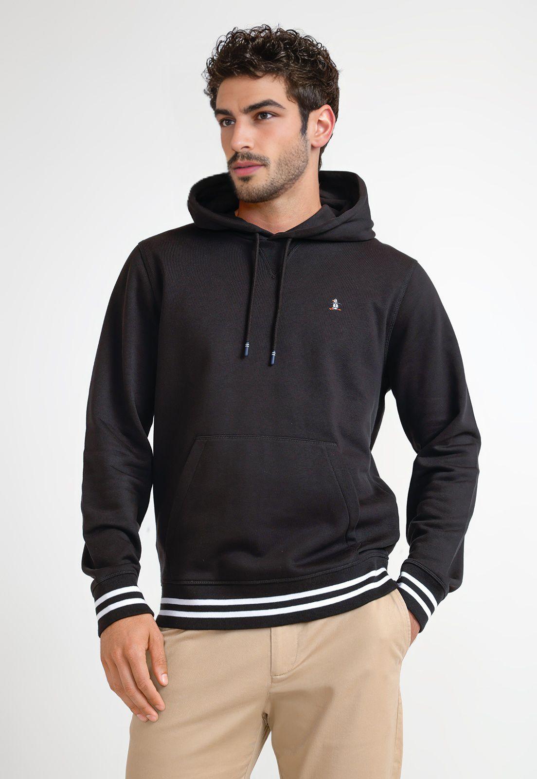 Polerón Hombre Hoodie Azul Marino-0