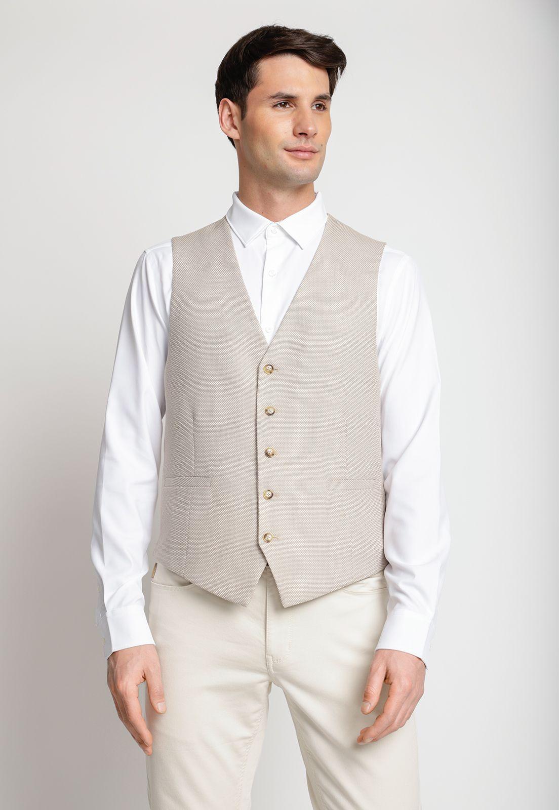 Gilet Hombre Casual Cafe-0