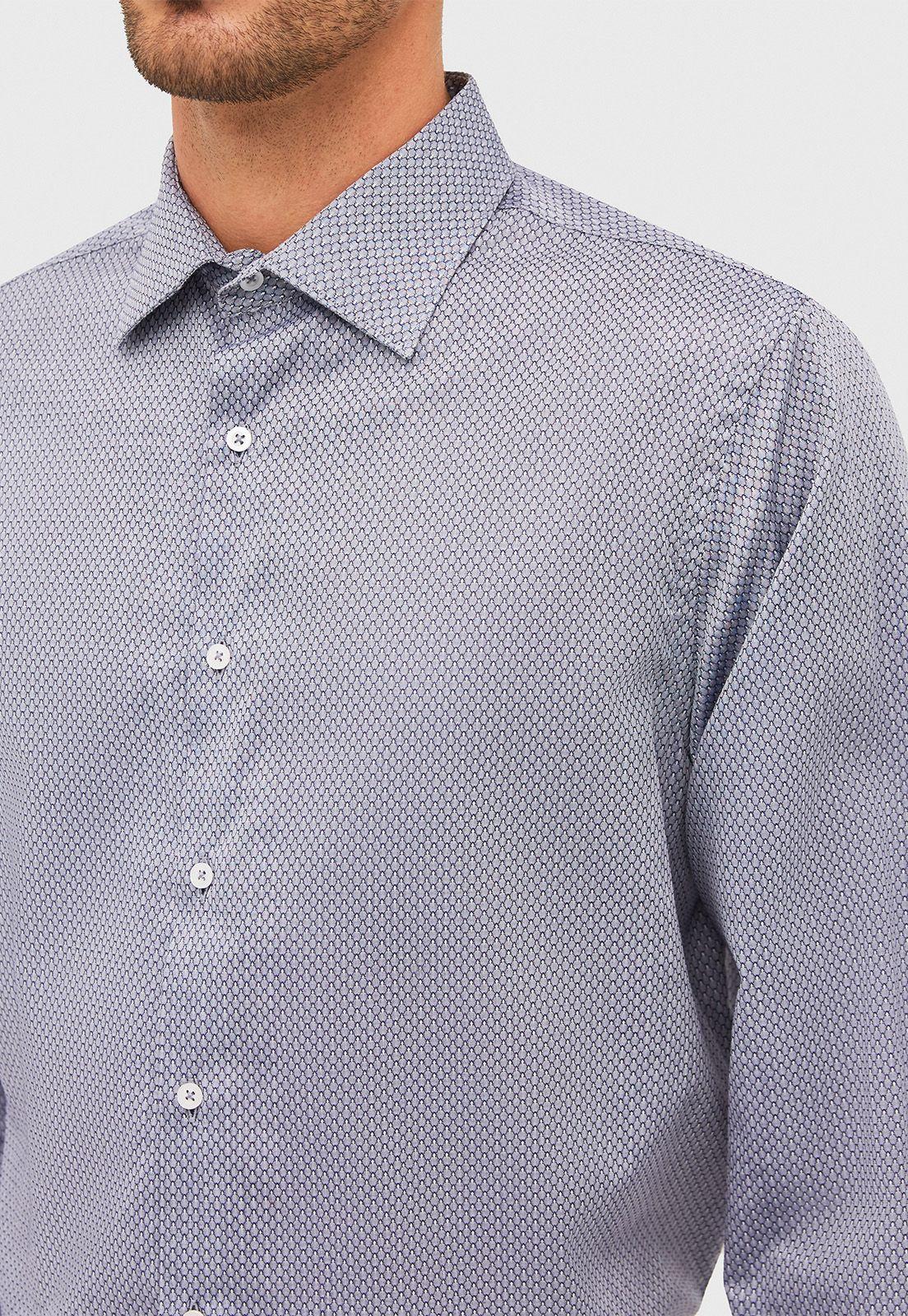 Camisa Formal Classic Gris-2