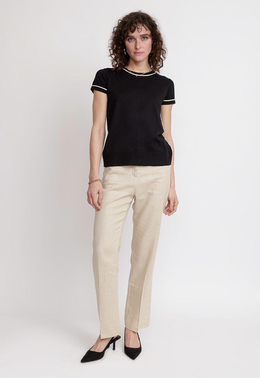 Polera Mujer Jazmin Viscosa Negro-3