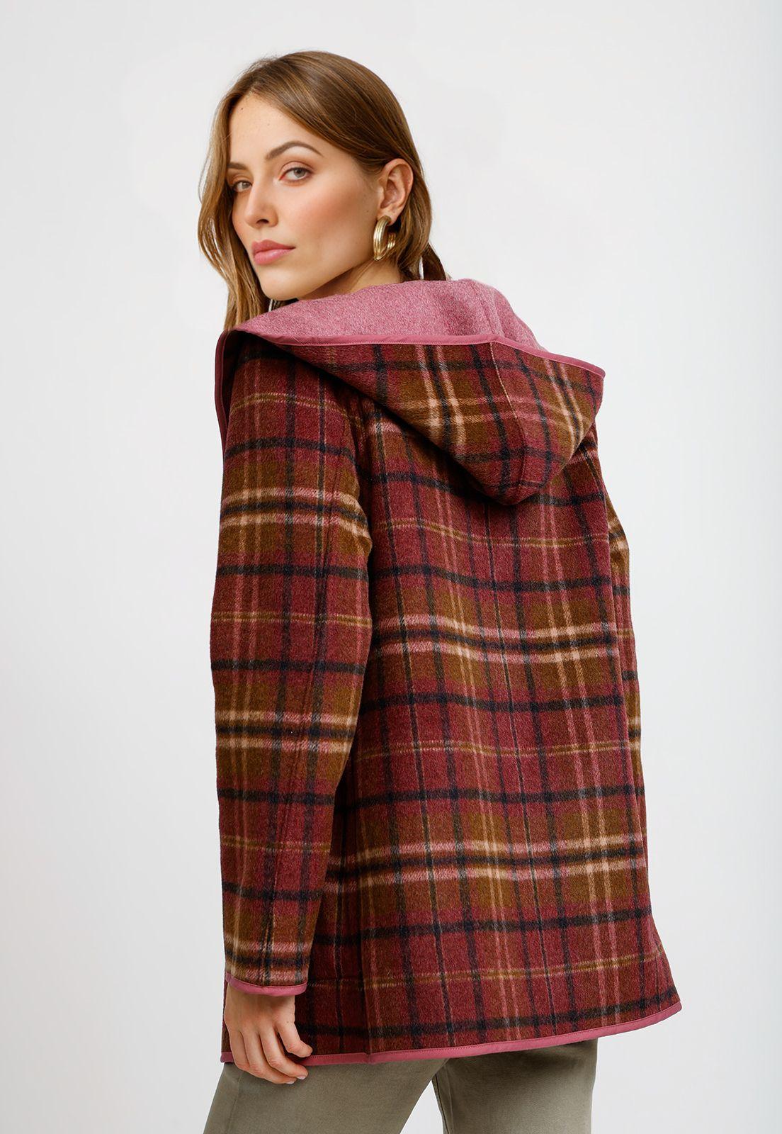 Chaquetón Reversible Malva Anele Mujer-3