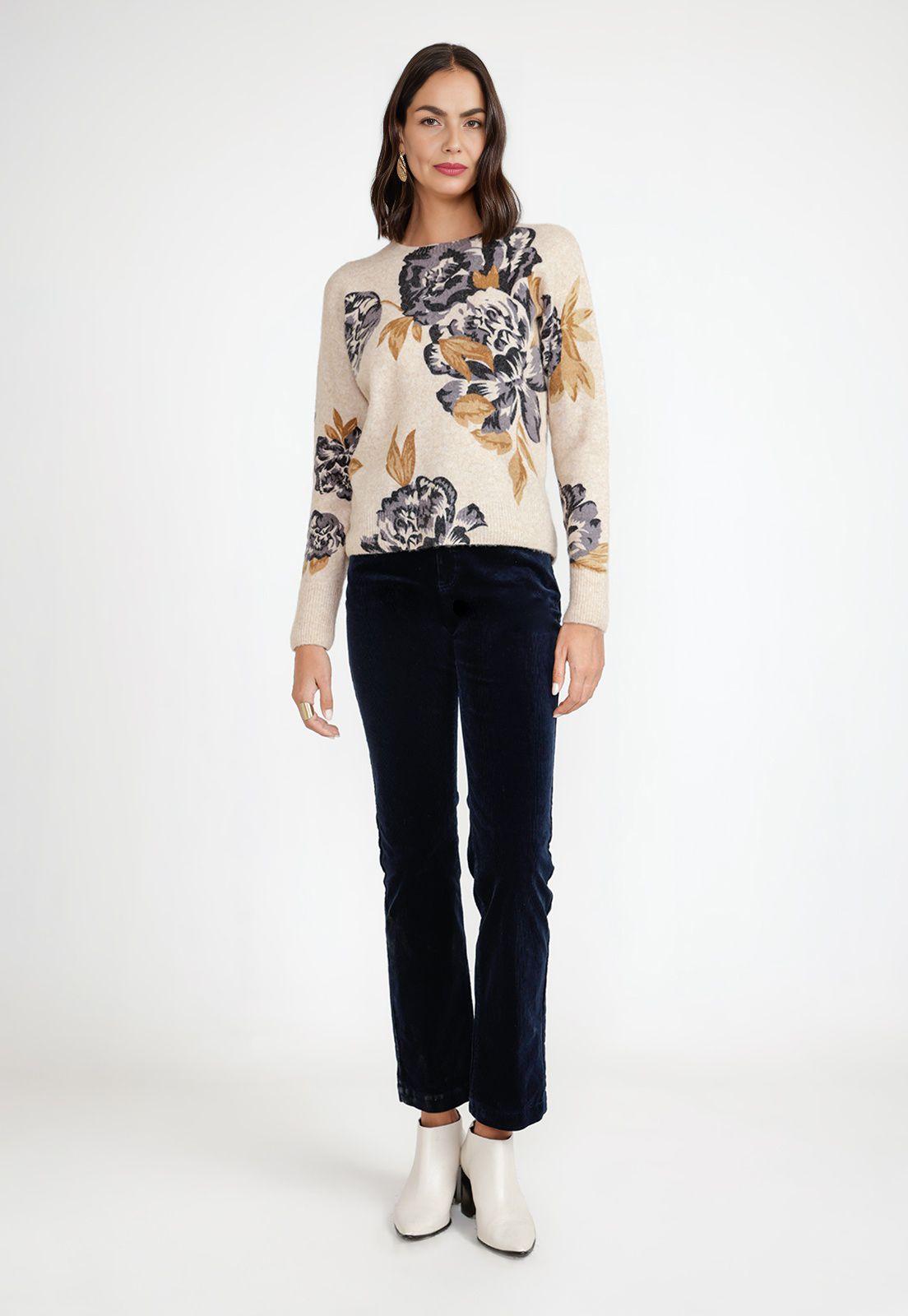 Tejido Mujer Florencia Beige-3