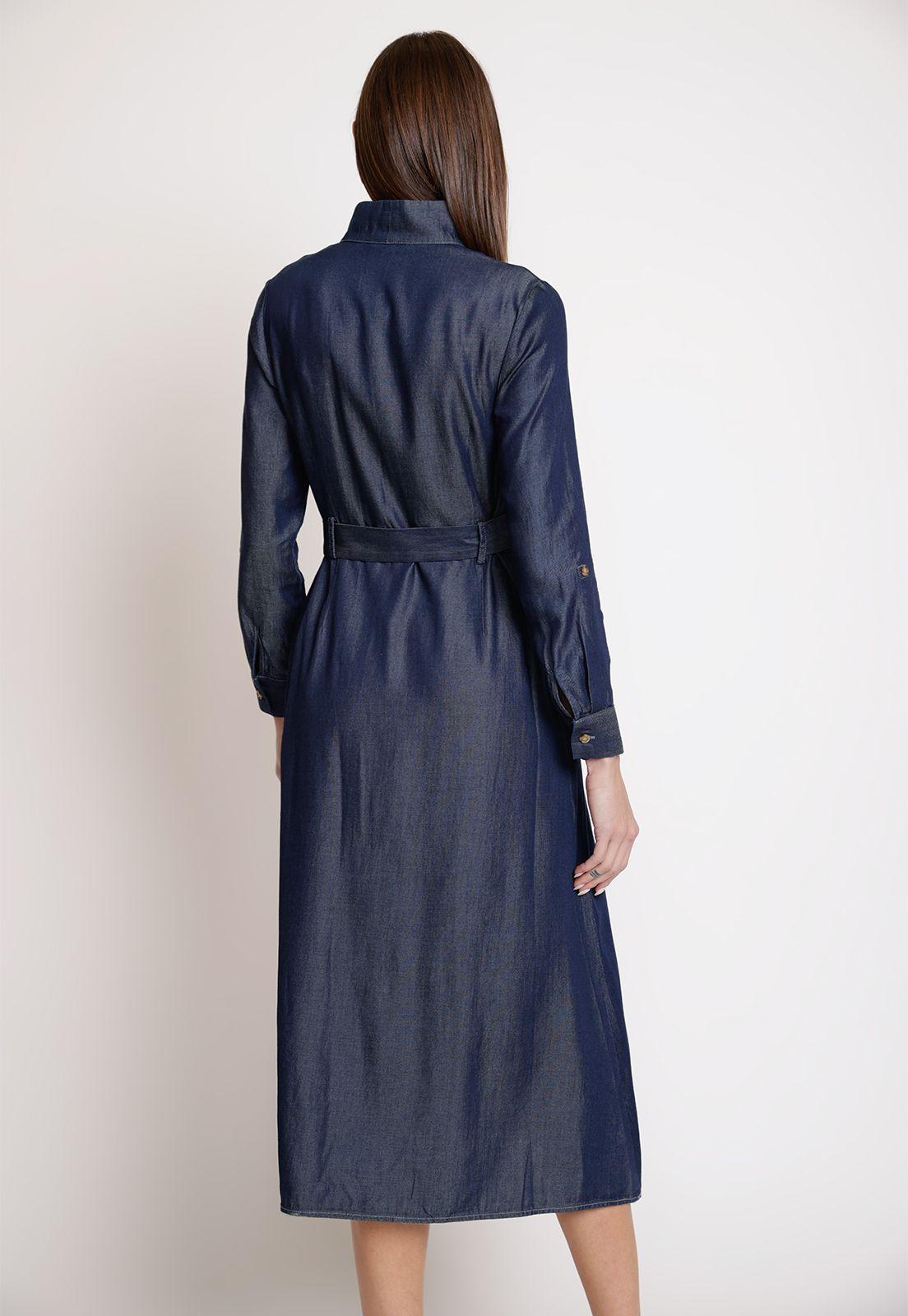 Vestido de Mujer Modelo Minerva Color Indigo-1