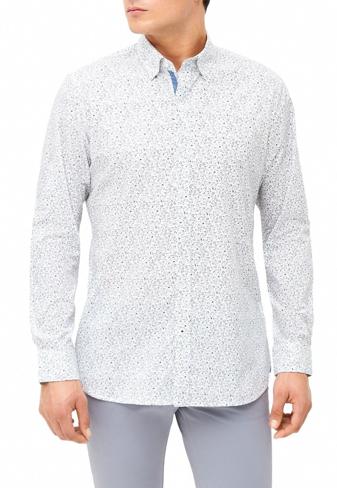 Camisa Gentileschi Blanco/Azul-0