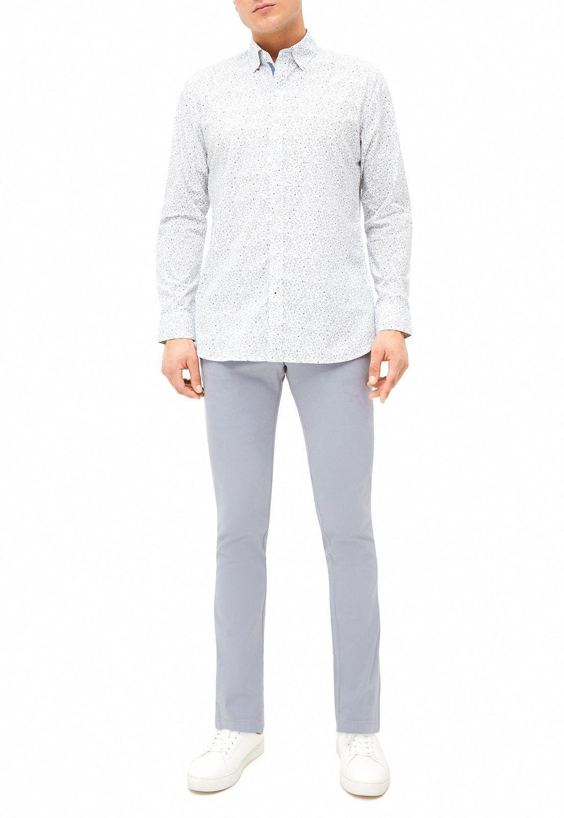 Camisa Gentileschi Blanco/Azul-3