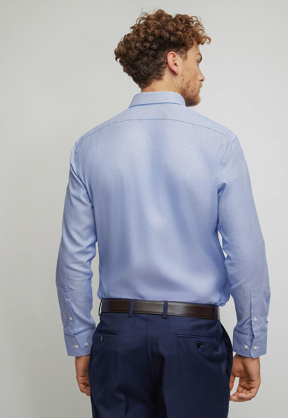 Camisa Non Iron Celeste-1