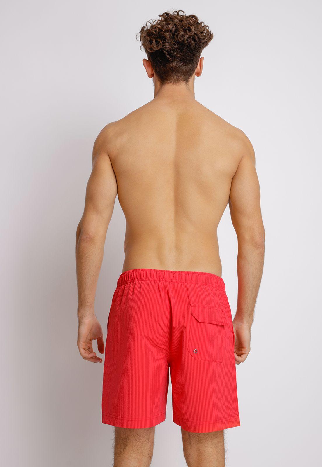 Traje de baño hombre Slim Fit Justino  Rojo-1