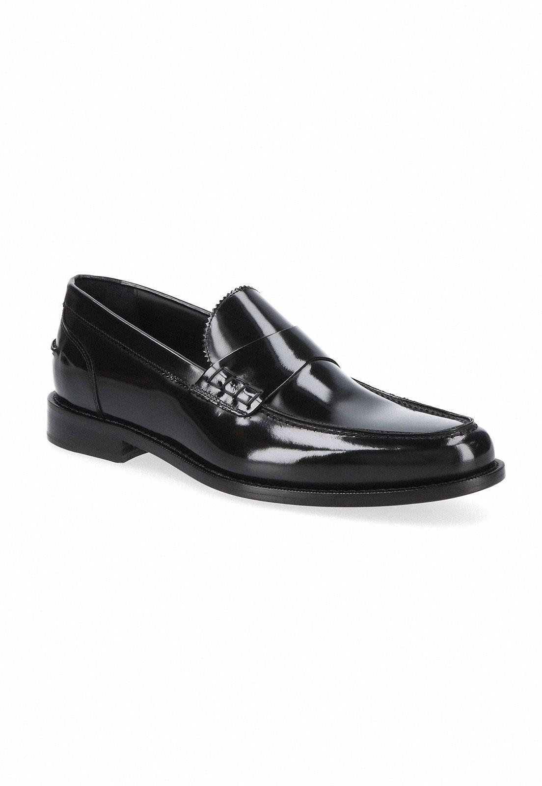 Mocasines Formal Italianos Ceretto Moc Toe Negro-0