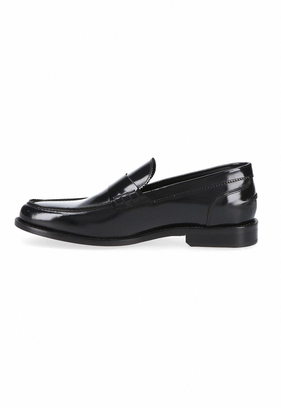 Mocasines Formal Italianos Ceretto Moc Toe Negro-1