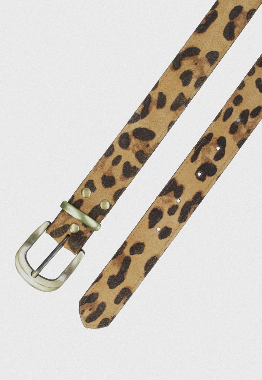 Cinturón De Mujer Modelo Can24-004 Color Café-1