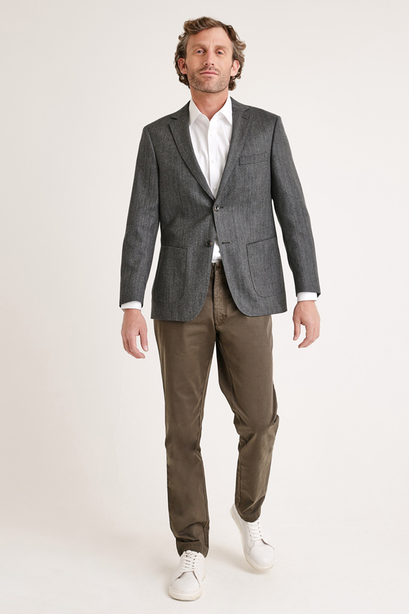 Chaqueta Formal Hombre travel Slim marengo-3