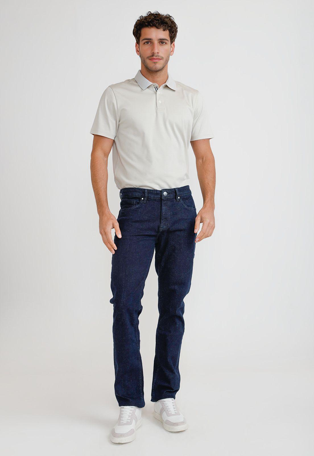 Jeans Hombre Slim Fit Azul Medio-3