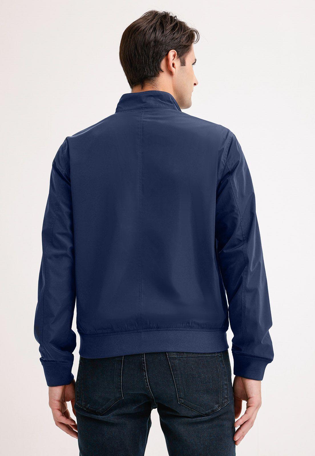 Chaqueta Hombre Casual Reversible Azul-2