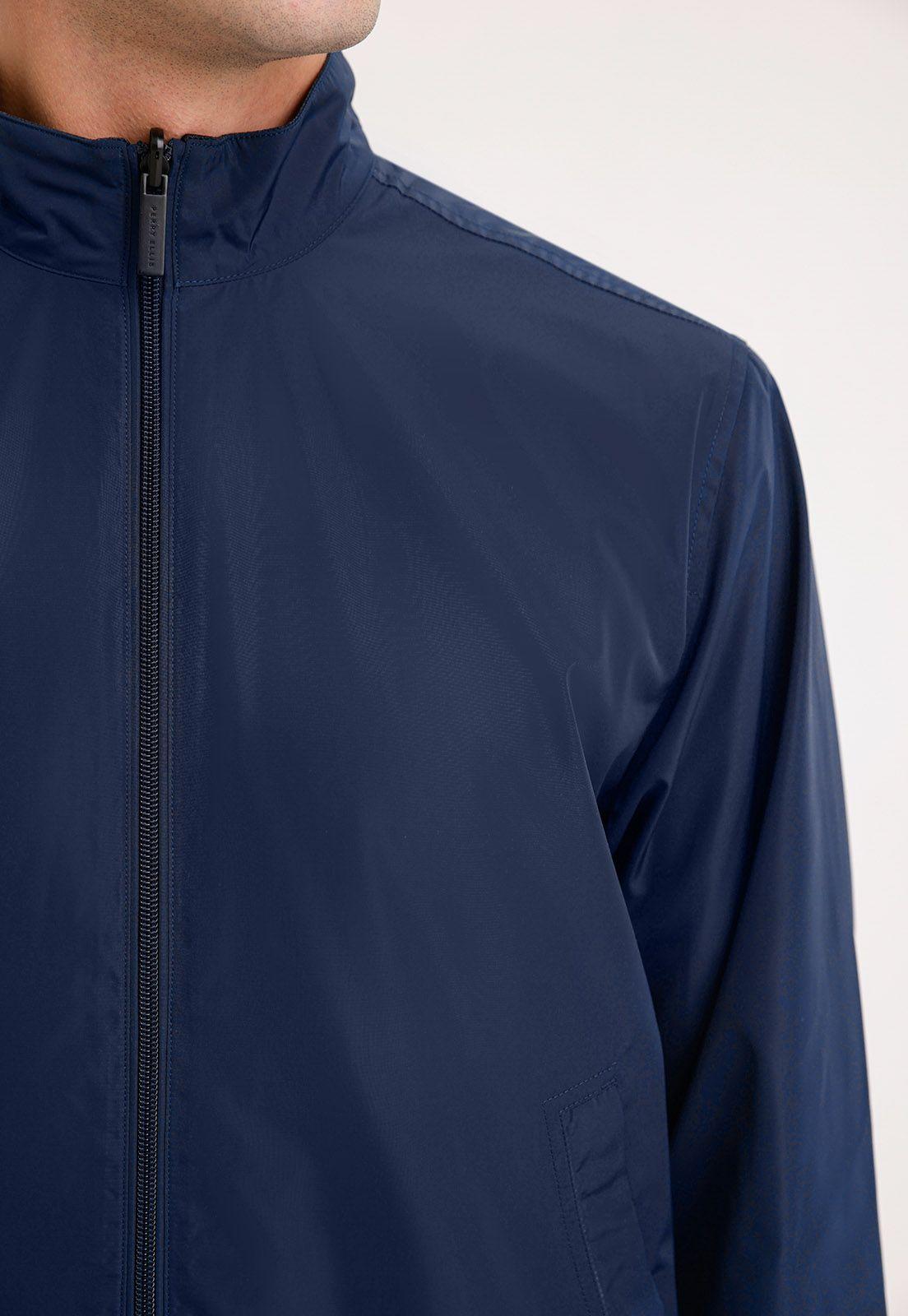 Chaqueta Hombre Casual Reversible Azul-3