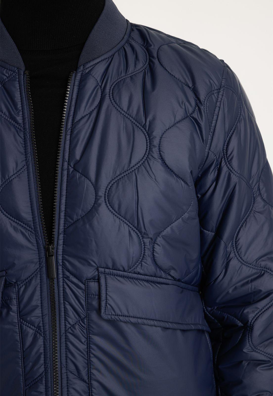 Parka Acolchada Azul Hombre-2