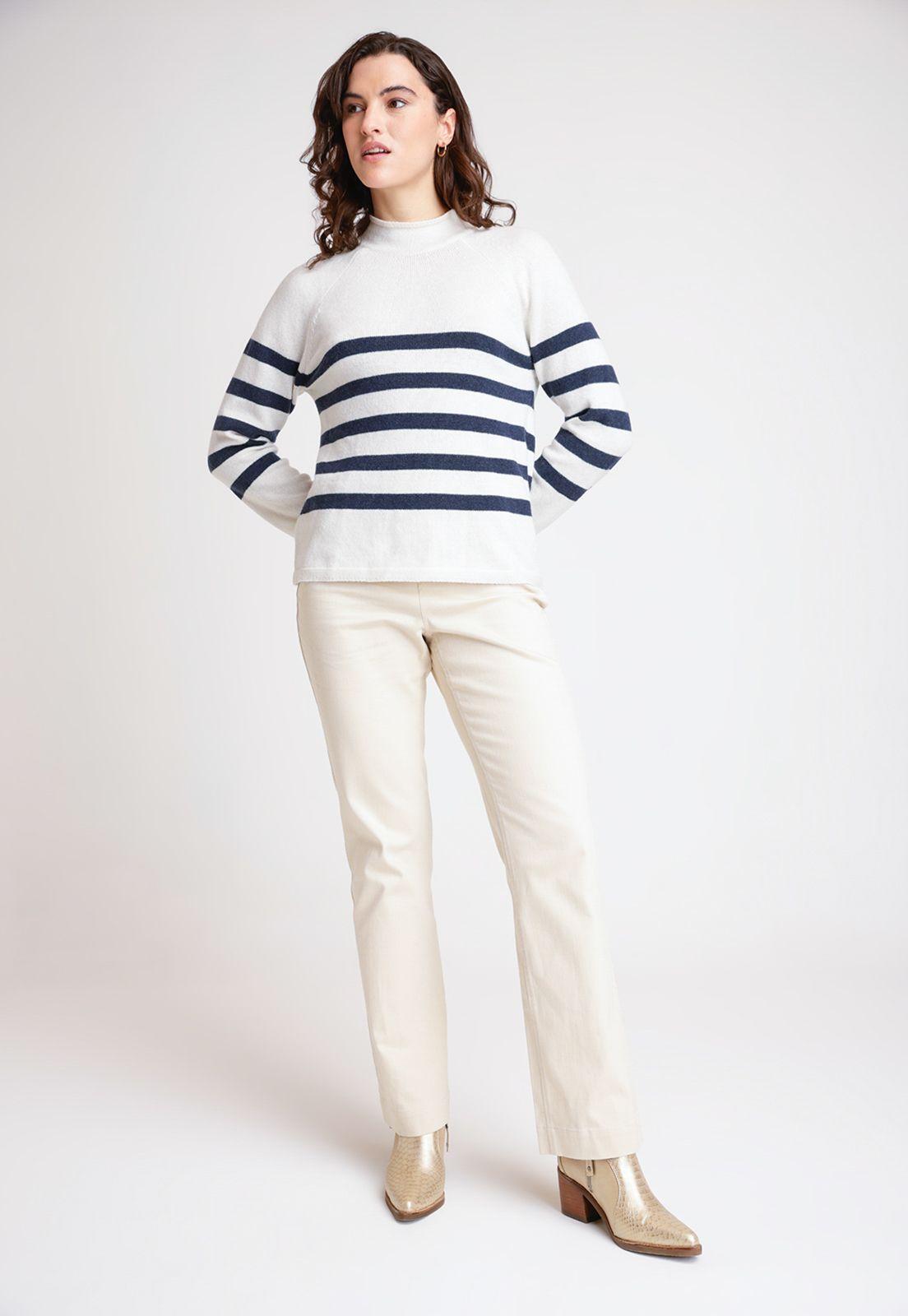 Tejido De Mujer Modelo Enola Color Crudo-3