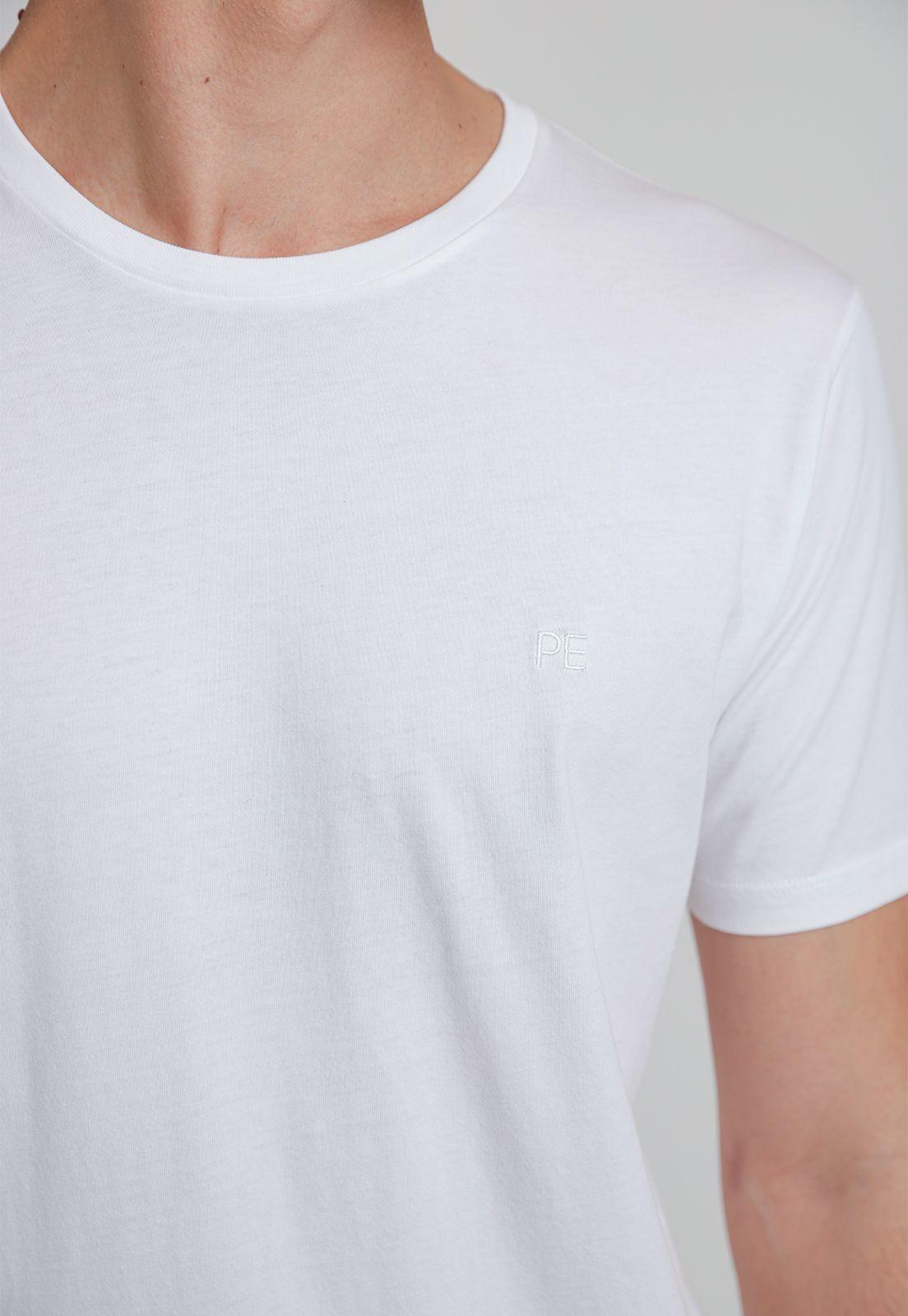 Polera Hombre Básica 100% Algodón Blanco-2