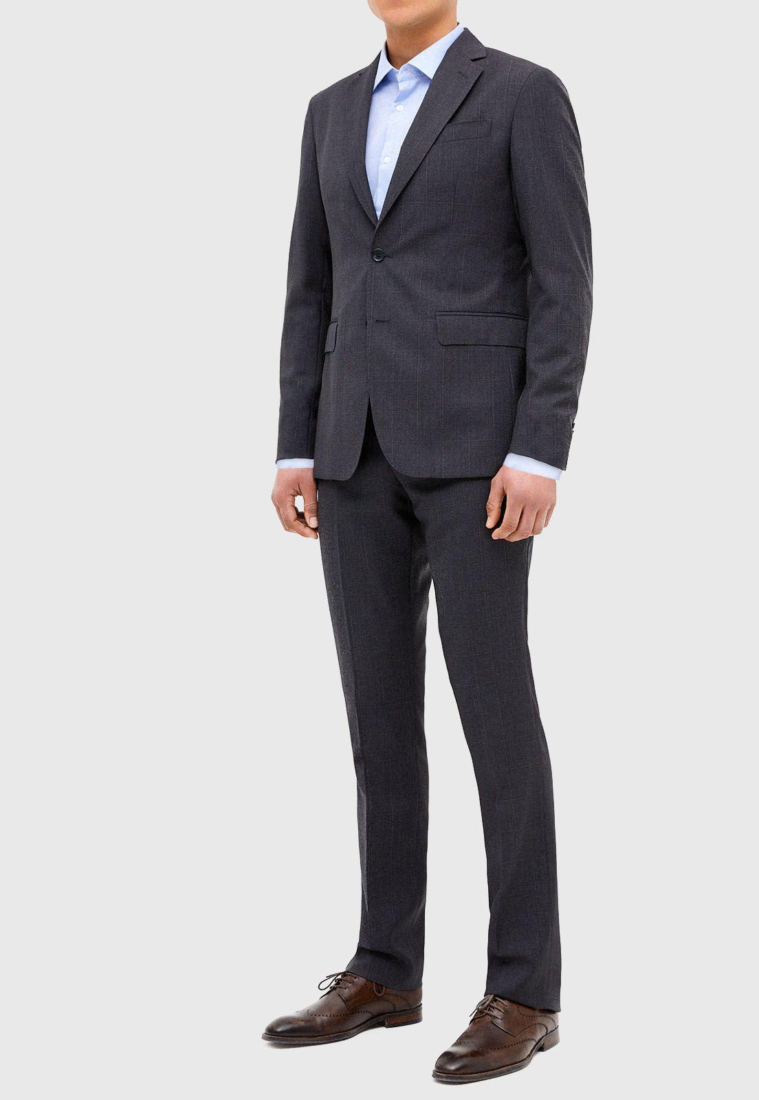 Traje Italiano Gris-0