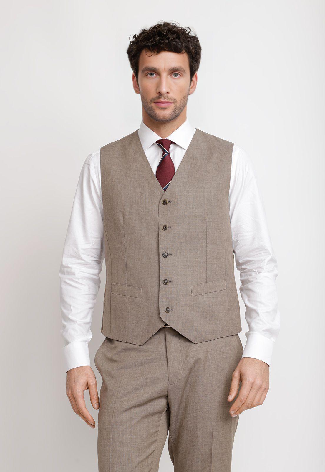 Terno Hombre Formal Executive Café-6