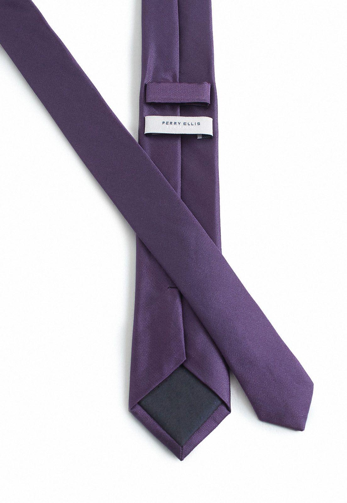 Corbata Lisa Morada Resist Spill Lila-2