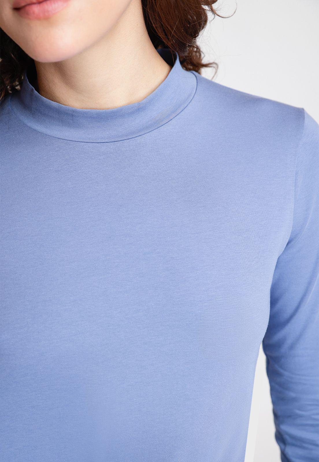 Polera De Mujer Modelo Eris Color Celeste-2