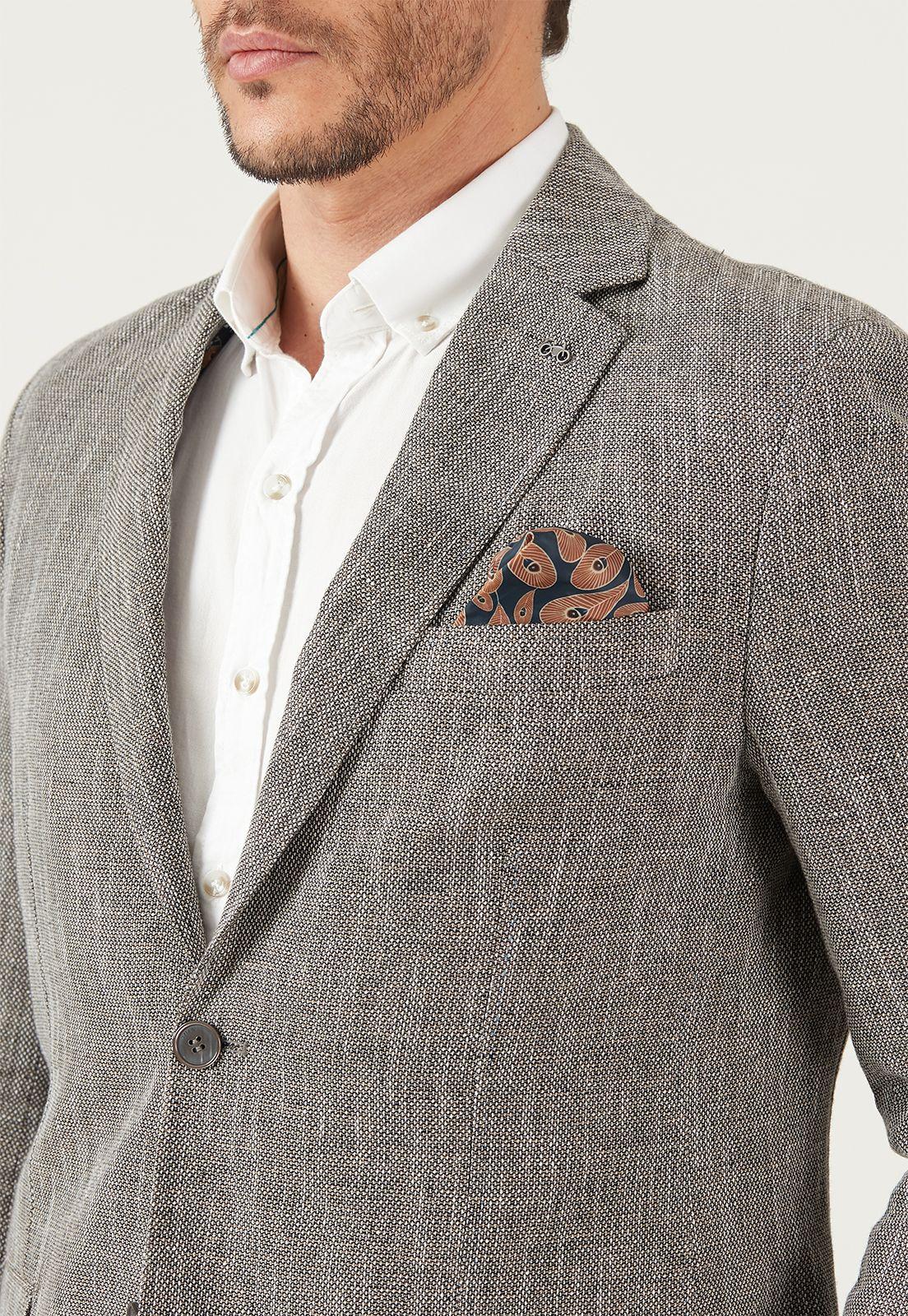 Chaqueta casual lino Cachagua-2