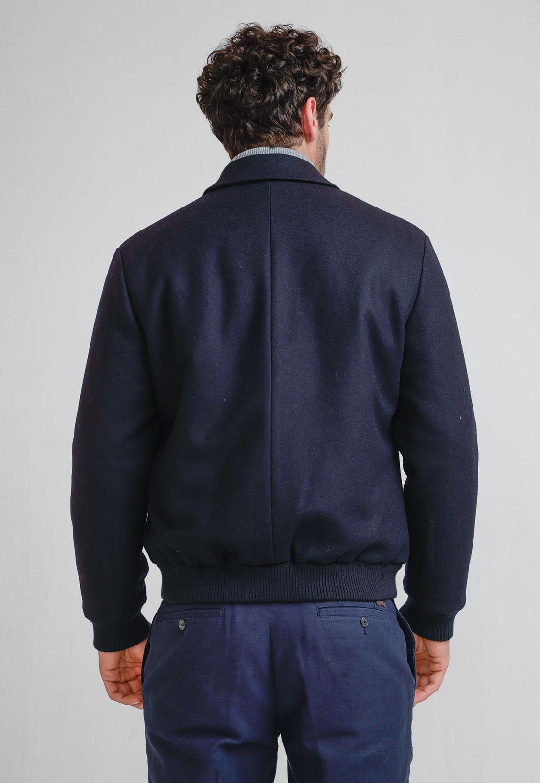 Chaqueta Bomber Hombre Tanaka Azul Marino-1