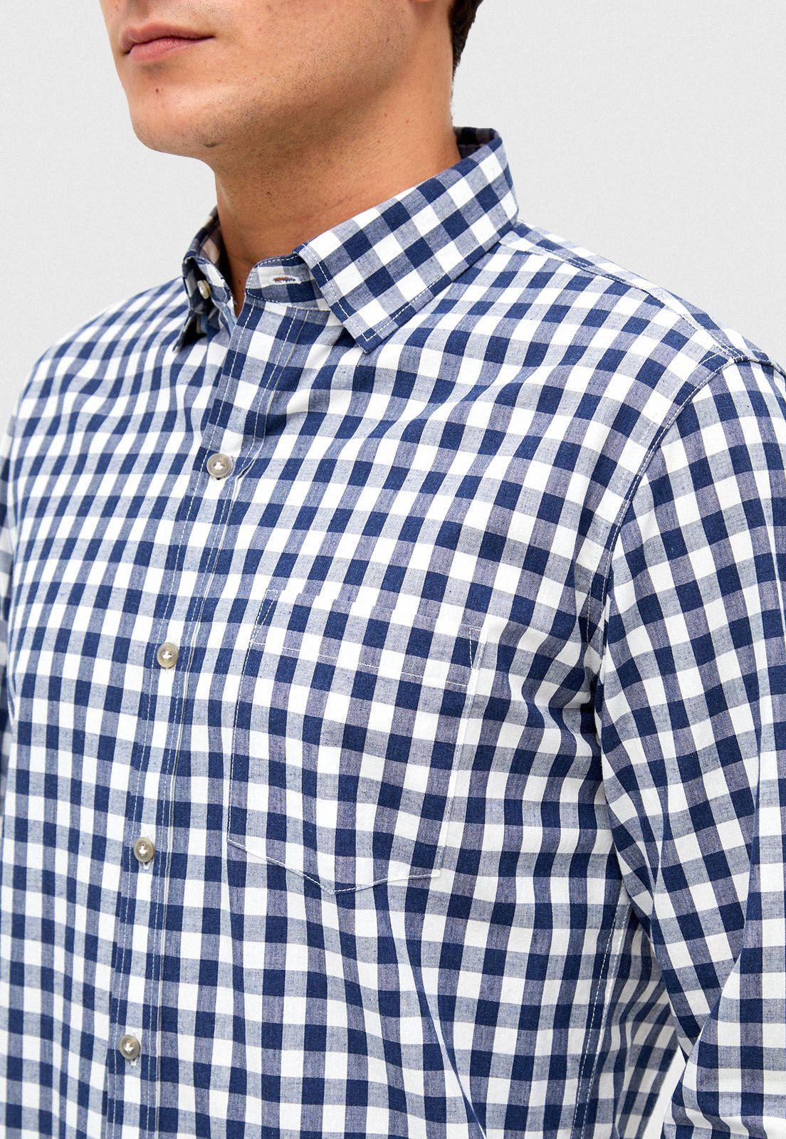 Camisa Ml Alcander Azul-2