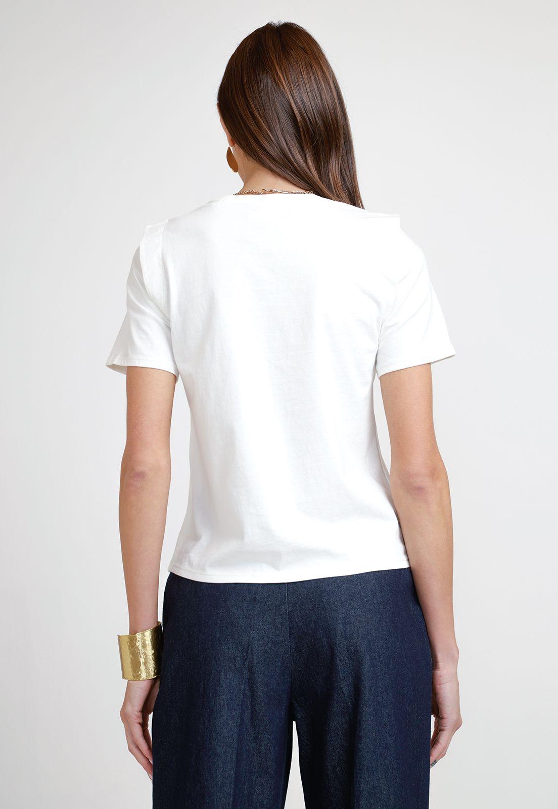 Polera de Mujer Modelo Hande Color Blanco-1