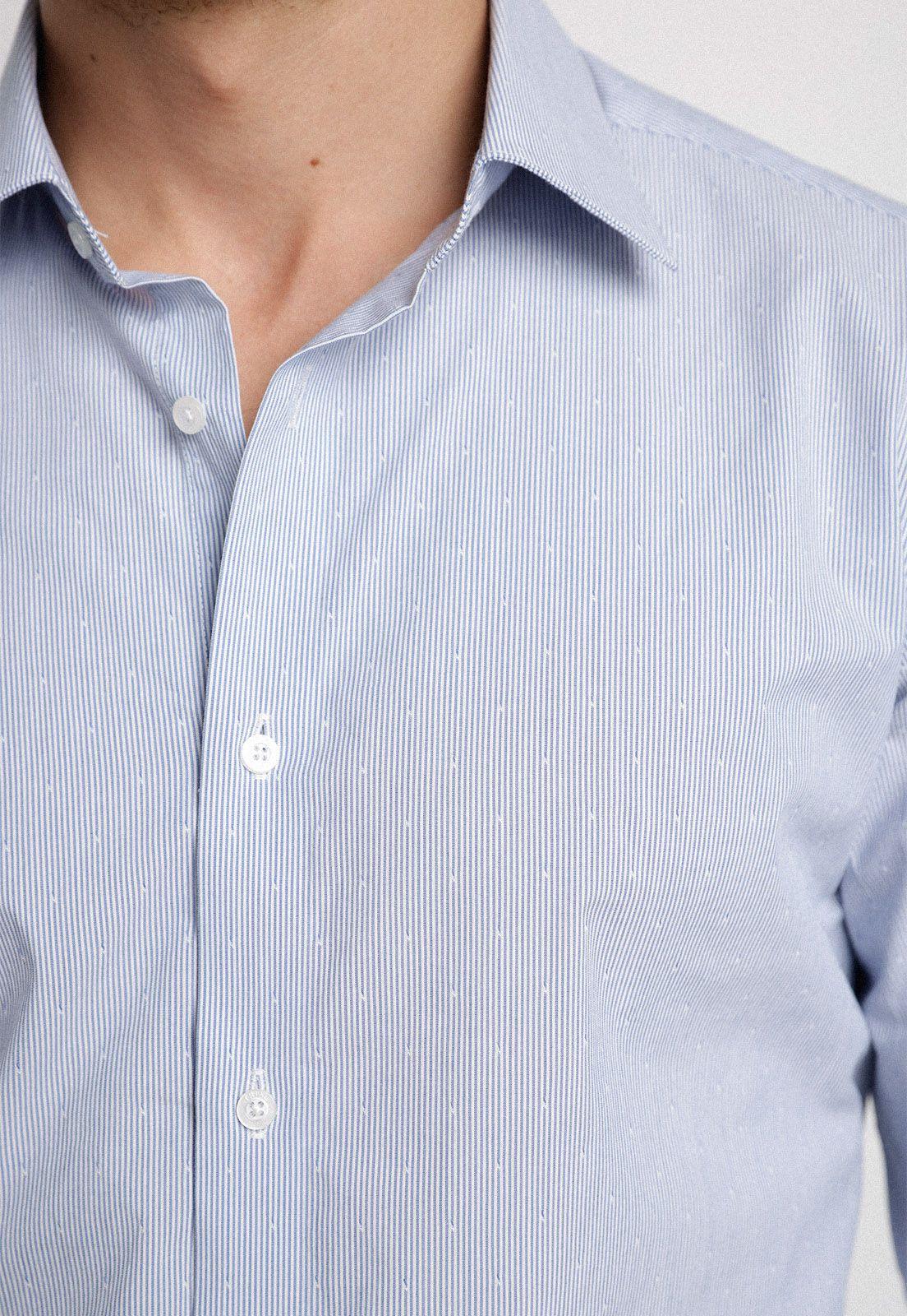 Camisa Formal Dynamic Azul-2