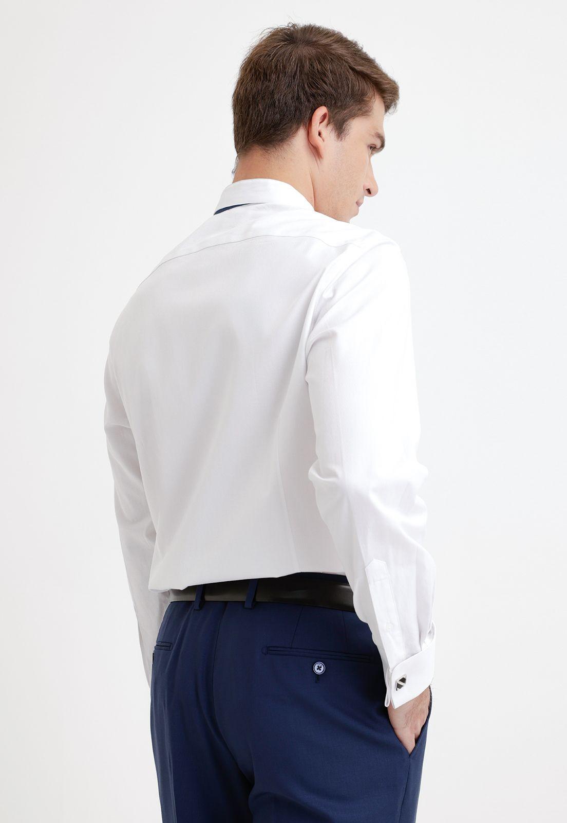 Camisa Formal Hombre Ceremonia Blanco-1