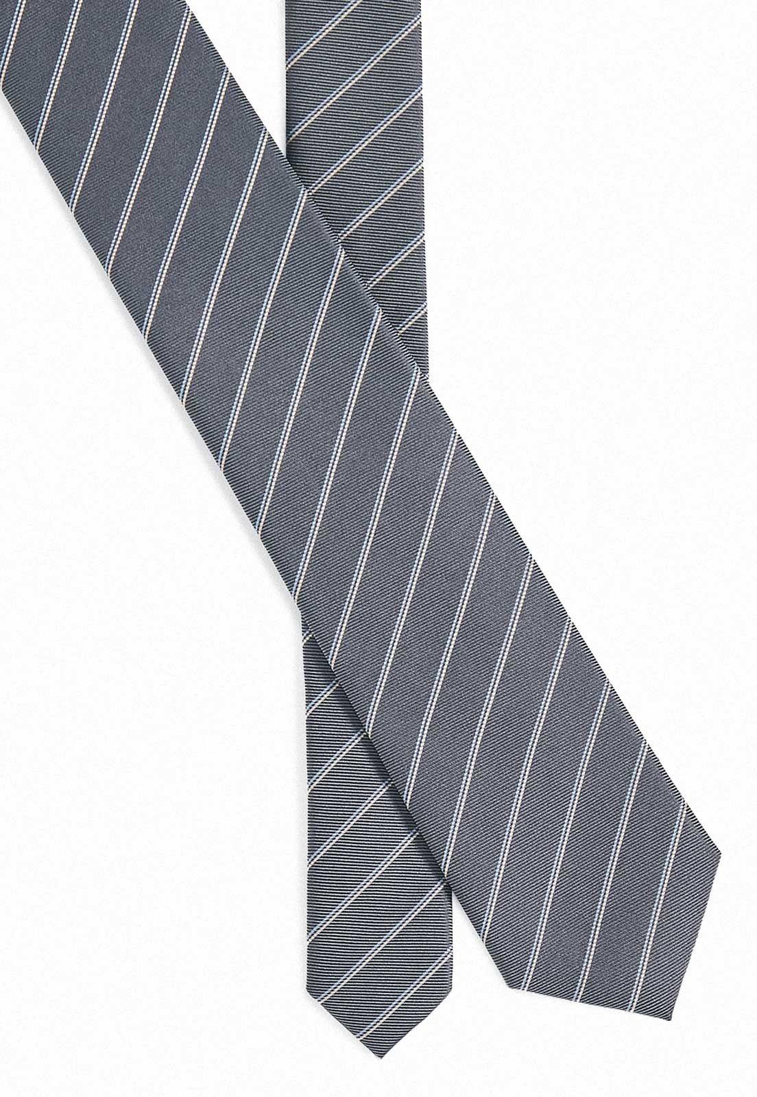 Corbata Fantasía Gris Oscuro Resist Spill-1