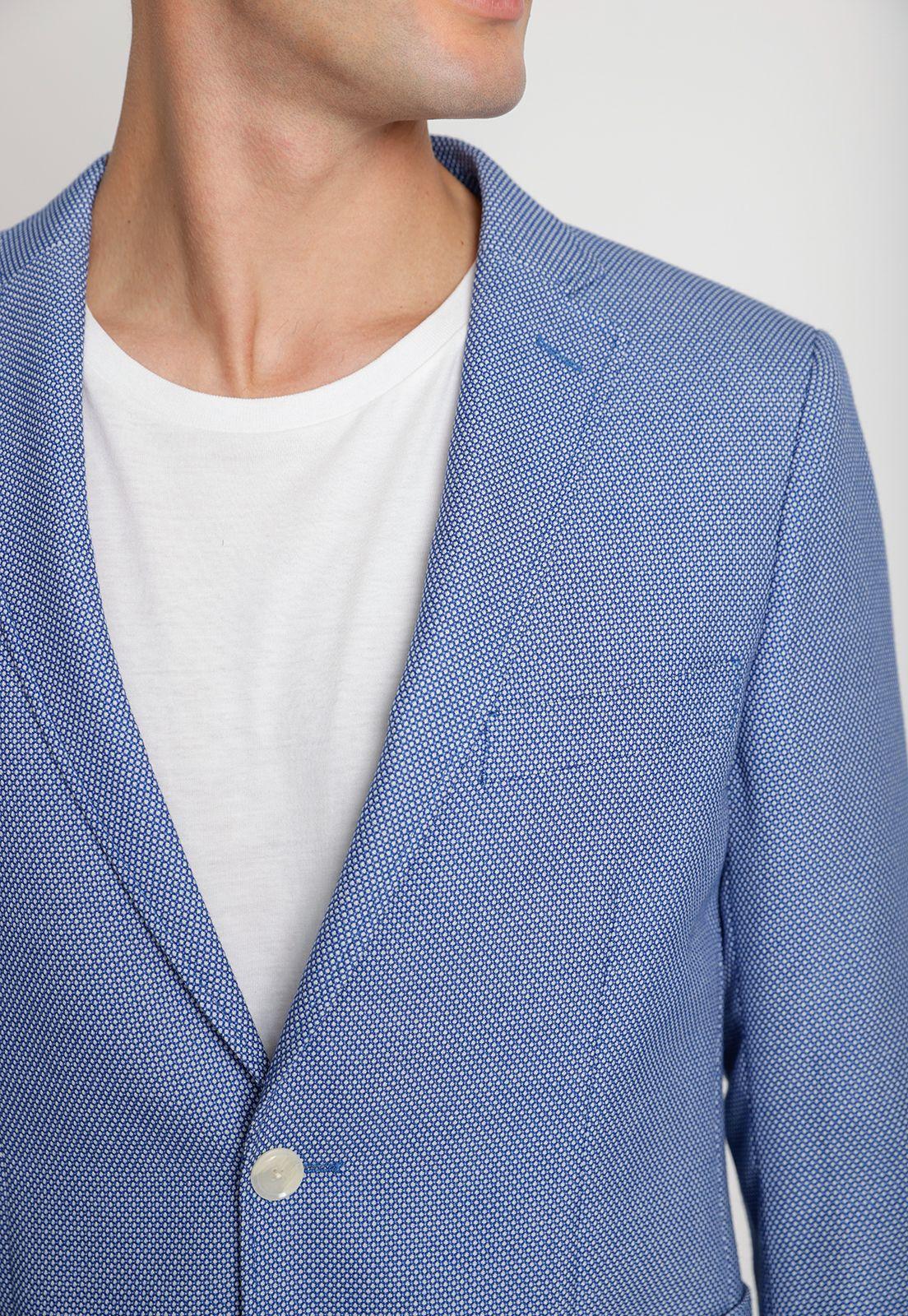 Chaqueta Hombre Casual Azul-2