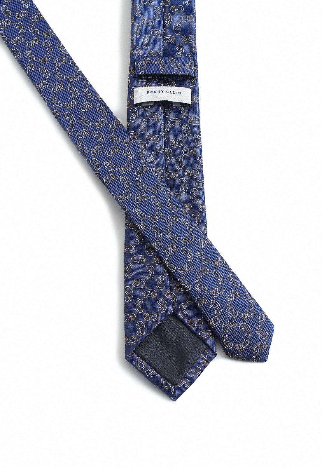 Corbata Seda Azul Resist Spill-2