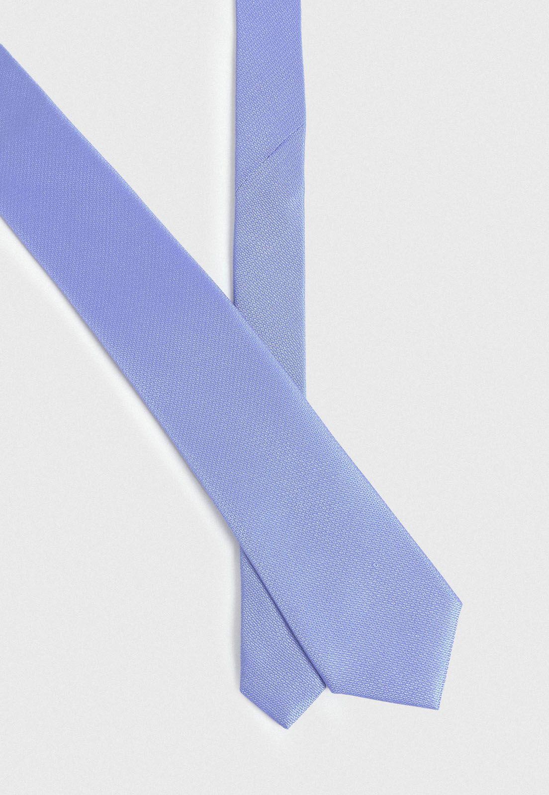 Corbata Formal Hombre Seda Diseño Travel Celeste-0