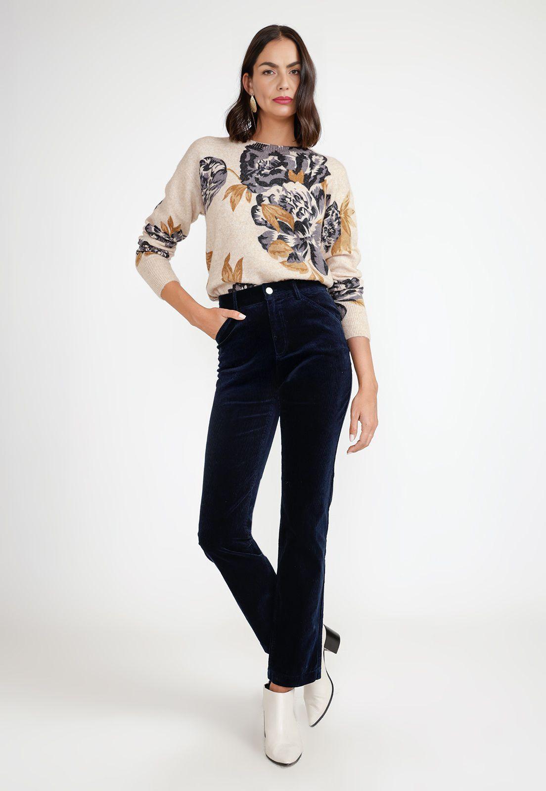 Pantalón Cotelé Mujer Nora Marino-3