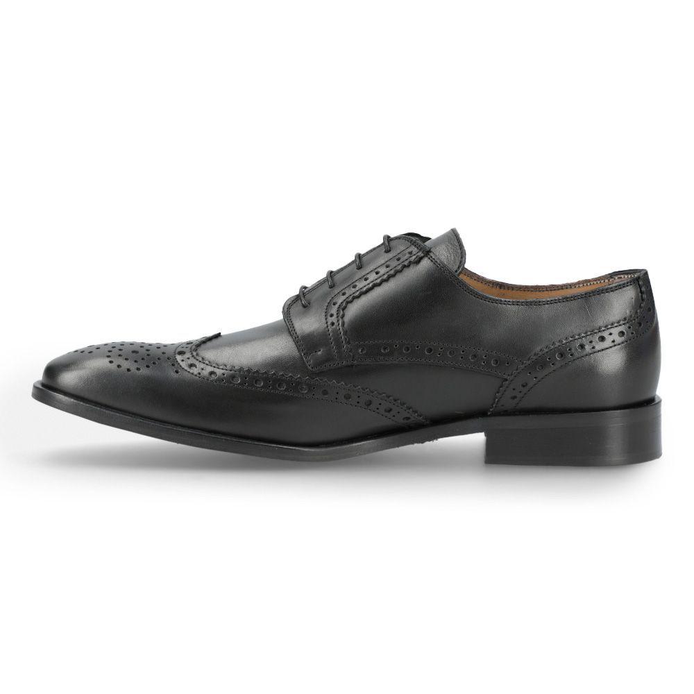 Zapatos Caravel Wing Perf. Blucher Negro-1
