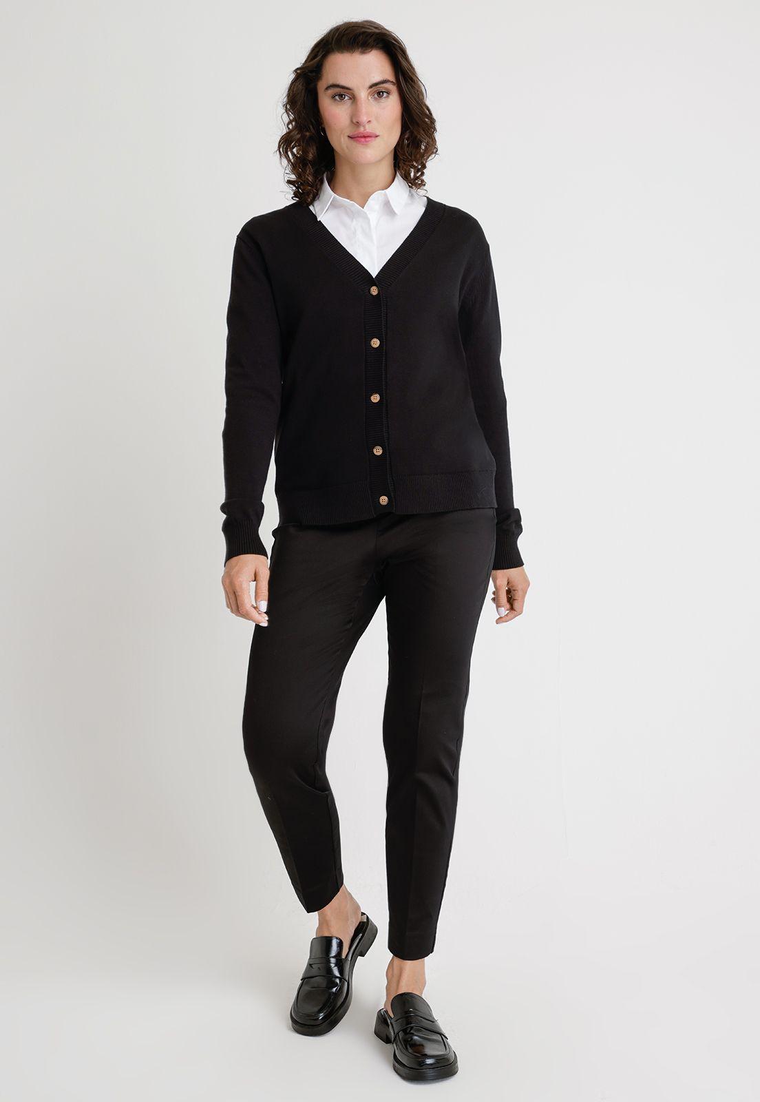 Tejido De Mujer Modelo Blaire Color Negro-3