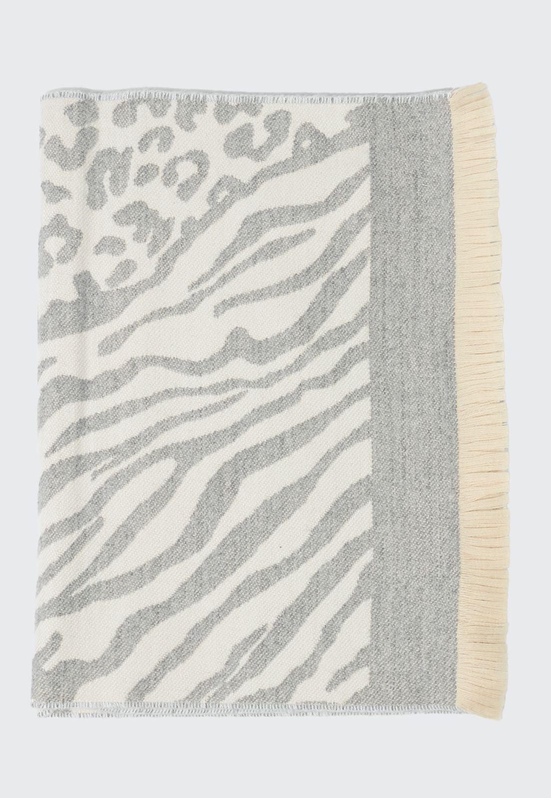 Bufanda Triángulos Beige-1